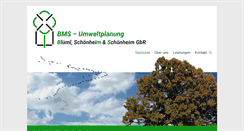 Desktop Screenshot of bms-umweltplanung.de